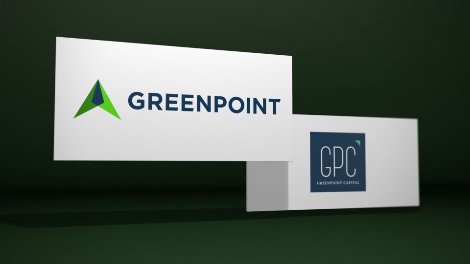 Greenpoint Capital - Financial services branding comparison of old and brand refresh