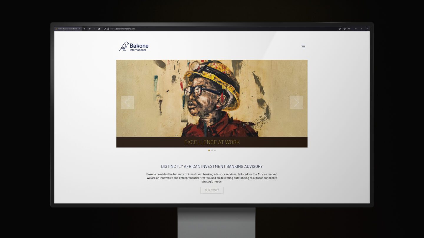 Bakone - Investment Banking Advisory Brand Identity